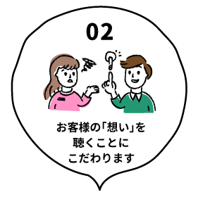 中小零細企業にこだわります